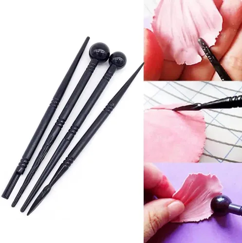 Miniatura 3 de Kit de herramientas de escultura de mano para modelado de pasteles de fondant, 31 piezas para decoración de pasteles de galletas, escultura