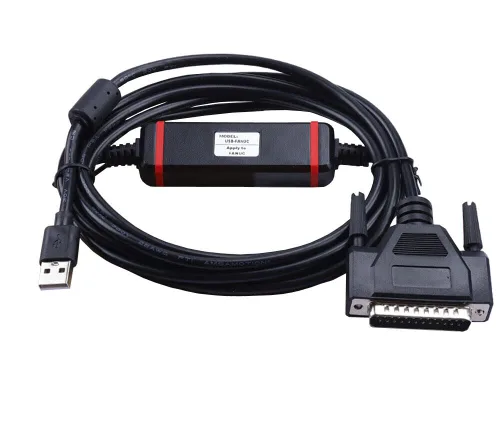 Miniatura 2 de Nuevo USB-FANUC para Fanuc USB a DB25 Pin CNC Fanuc RS232 Serial Data Download Cable