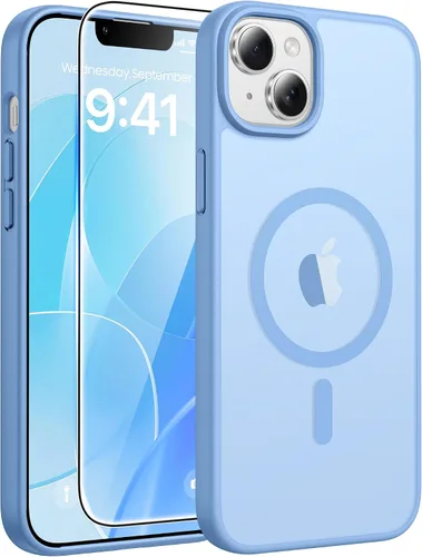Miniatura 66 de FNTCASE - Funda para iPhone 16 Pro: magnética, mate, translúcida, de grado militar, protectora contra caídas, resistente, fina, duradera y a prueba