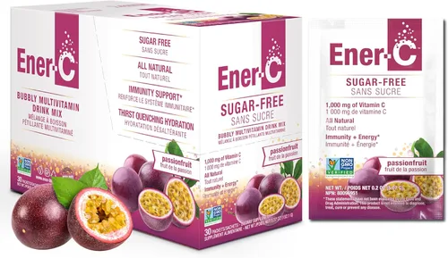 Ener-C Mezcla de bebida multivitamínica sin azúcar, vitamina en polvo para agua, electrolitos en polvo sin azúcar, paquetes de refuerzo de