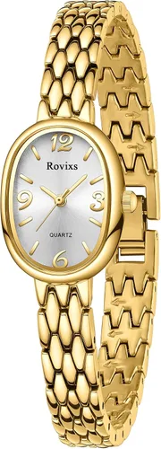 Miniatura 23 de Petite Vintage Luxury Women Watch, Japanese Movement, Elegant Retro Ladies Dress Watch, Water Resistant