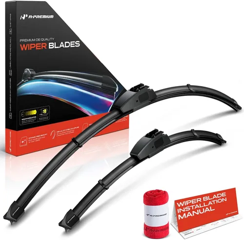 A-Premium - Limpiaparabrisas compatibles con Honda Civic 2016-2021, Accord 2003-2007, HR-V 2016-2022 - 26" y 18", conector en gancho, izquierdo y