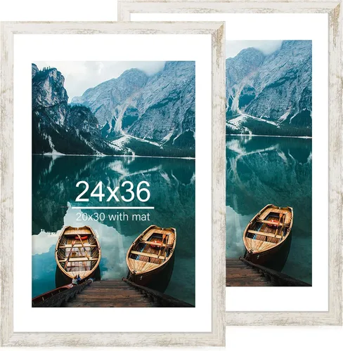 Miniatura 125 de Hongkee - Juego de 2 marcos de fotos, HK042515-MD5.5X8.5-BK(2PK)