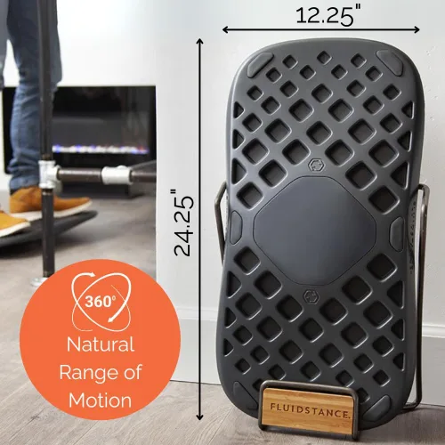 Miniatura 3 de The Plane por FluidStance – tabla de movimiento Premium – tabla de equilibrio de pie para el escritorio – diseñada para mantener el cuerpo