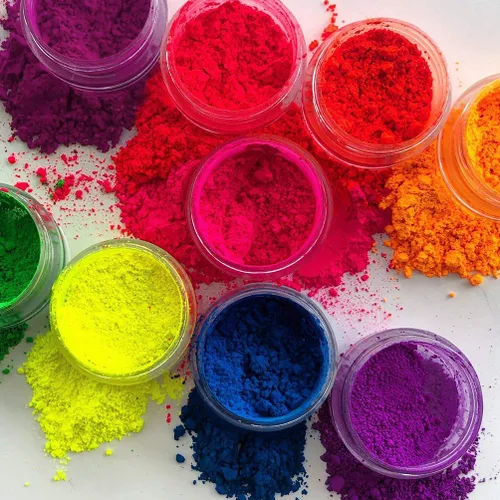Miniatura 4 de Polvo de pigmento reactivo UV neón para maquillaje con luz negra, sombra de ojos fluorescente ultra brillante para fiestas rave y festivales, arte
