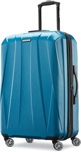 Miniatura 44 de Samsonite Centric 2 Set de maletas rígidas expandibles con ruedas giratorias dobles, Azul Caribe, Juego de 2 piezas (equipaje de mano/grande)