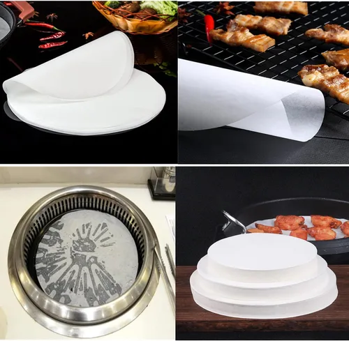Miniatura 3 de 200 piezas de papel de pergamino de 8 pulgadas precortados círculos de pergamino para horno, sartenes, freidora de aire