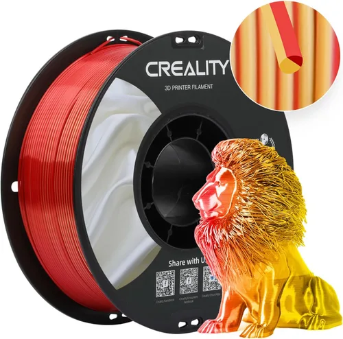 Miniatura 32 de Creality Filamento de madera PLA de 4.4 lbs, filamento de impresora 3D de 0.069 in, textura seda suave, dureza, filamento de impresión de carrete