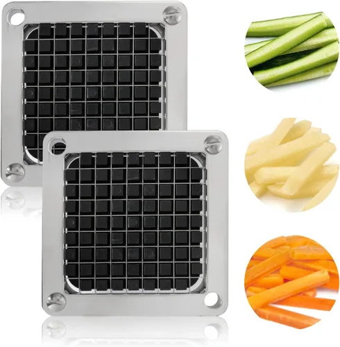 Cuchilla de repuesto para picadora comercial de verduras, cortadora de acero inoxidable para cortadora de frutas, cortador de papas fritas y tomate