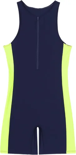Miniatura 23 de XUNZOO Mens One Piece Sleeveless Front Zipper Color Block Swimwear Bodysuit Wetsuit Sports Wear