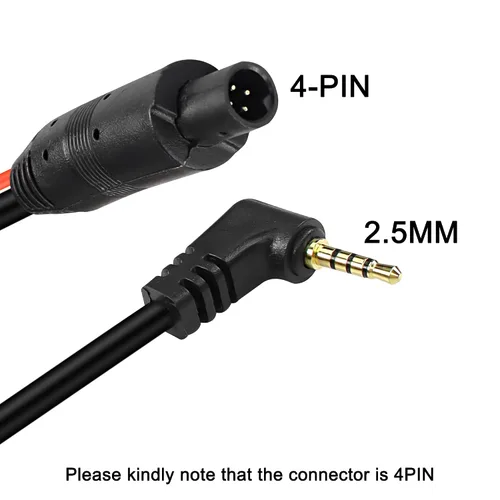 Miniatura 4 de MEIRYFA - Cable de cámara de visión trasera de 4 pines, cable de 4 pines macho a macho de 0.098 pulgadas, cable de extensión de espejo retrovisor