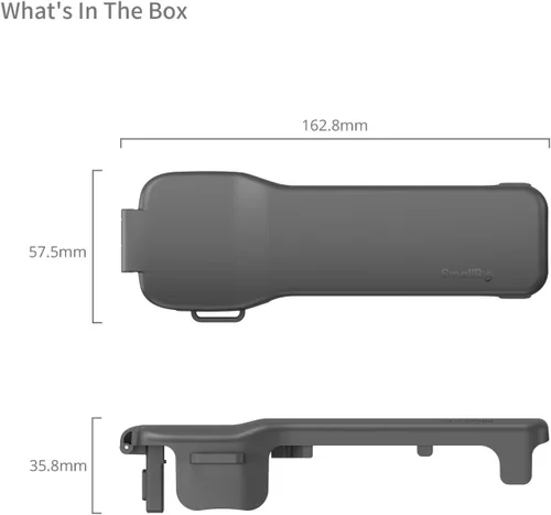 Miniatura 2 de SMALLRIG Funda protectora para DJI Osmo Pocket 3, para Xtra Muse, carcasa rígida todo en uno con almacenamiento para 2 filtros estándar y 2 tarjetas