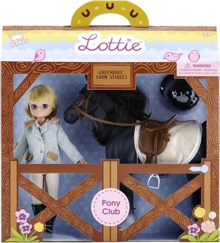 Miniatura 4 de Lottie Pony Club Muñeca con Caballo Set y Accesorios