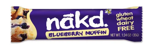 Miniatura 3 de Nakd Bar, Blueberry Muffin de frutas crudas y frutos secos, sin gluten, vegano, 18 unidades18