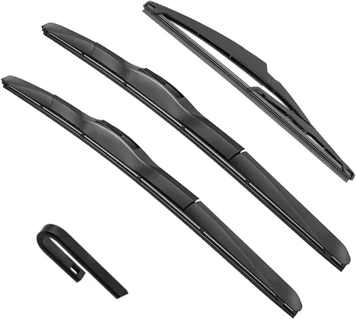 Miniatura 3 de Escobillas del limpiaparabrisas delantero y trasero compatible con Nissan Qashqai J11 2013-2018 Rogue Sport Sección Cutter 2014 2015 2016 2017
