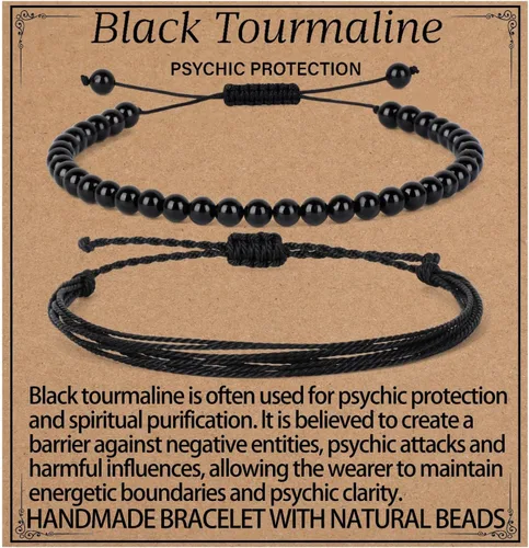 Miniatura 14 de LPBeads Pulsera de piedra natural hecha a mano de tamaño ajustable