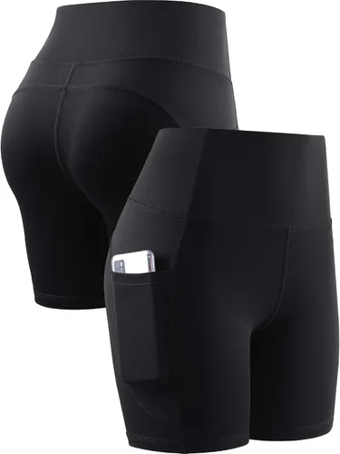 Miniatura 6 de CADMUS Pantalones cortos de yoga de cintura alta para mujer de 3 pulgadas, 4 pulgadas, 6 pulgadas, 7 pulgadas, 8 pulgadas, sensación desnuda