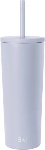Miniatura 56 de Simple Modern- Vaso con aislamiento, c/tapa y pajilla Taza de viaje Botella de agua de ac. inox. reutilizable Unisex Colecc. Classic 24 oz
