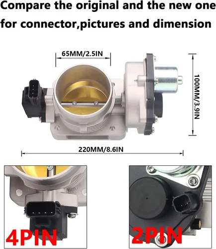 Miniatura 2 de AT4Z9E926B Reemplazo electrónico del cuerpo del acelerador para Edge 2011-2017 Explorer 2011-2017 F-150 2013-2017 Flex 2013-2017 Mustang 2013-2017