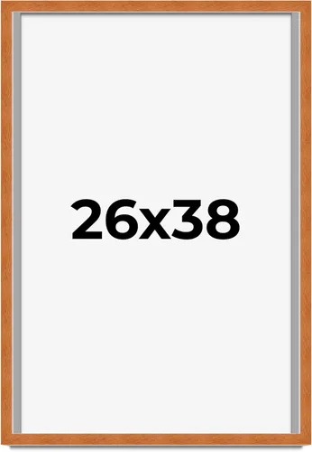 Miniatura 127 de Marco de 3 x 3 pulgadas, marco de madera maciza de nuez miel tradicional marrón Ancho de moldeo de 0.875 pulgadas Profundidad de conejo de 0.875