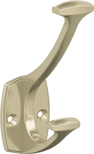Miniatura 11 de Amerock H37001MB Gancho decorativo de pared de doble punta Vicinity 4-9/16 pulgadas (4.567 in) de longitud Gancho negro mate para abrigos