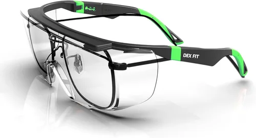 Miniatura 8 de DEX FIT SG210 OTG │ Gafas de seguridad; protección ocular Z87, ajustables, resistentes a la niebla y a los arañazos 3X (Rojo N)