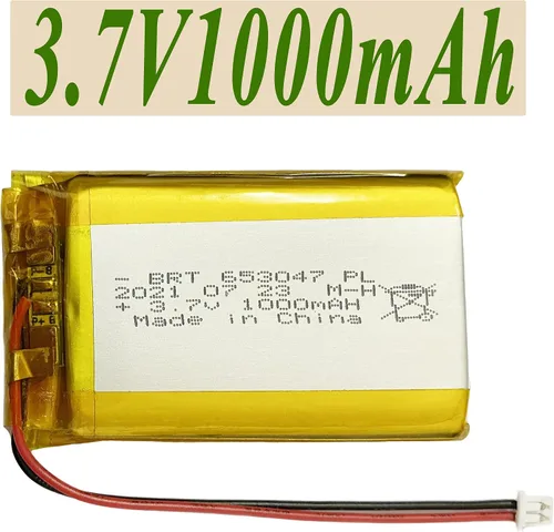 Miniatura 2 de BrightTea 1000mAh 3.7V batería de polímero de iones de litio batería recargable Li-Po