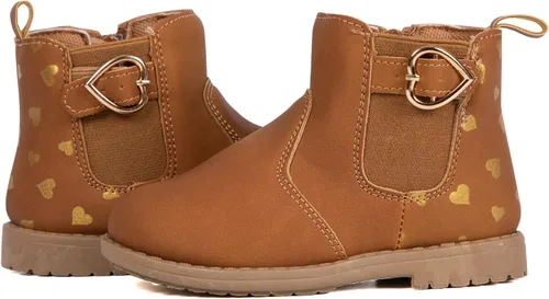 Miniatura 4 de Botas de piel de vestir para niñas, botines cortos de moda para invierno, otoño, zapatos clásicos con cremallera lateral