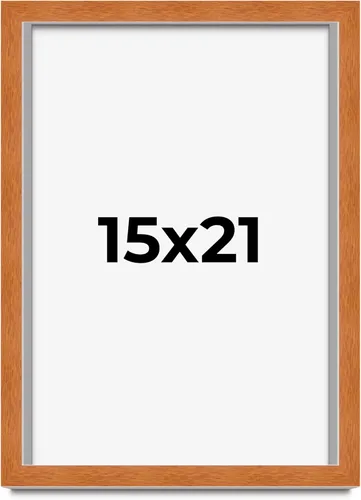 Miniatura 147 de Marco de 3 x 3 pulgadas, marco de madera maciza de nuez miel tradicional marrón Ancho de moldeo de 0.875 pulgadas Profundidad de conejo de 0.875