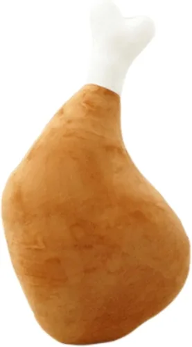 Miniatura 7 de Almohada de Pollo Almohada de Suelo Cojín Decorativo Cilíndrico Cojín de Sofá Almohada de Lectura Cojín para Automóvil (Pollo, 17.7in)