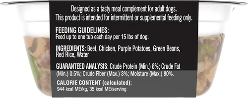 Miniatura 3 de Cesar, comida húmeda para perros de fabricación simple, 37 g. Empaque de 10 unidades.
