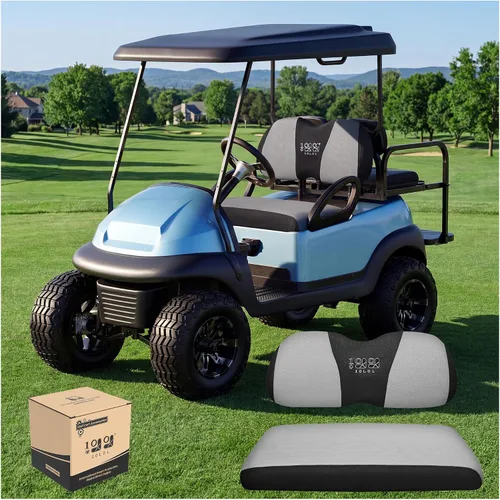 Miniatura 20 de 10L0L Golf Cart Seat Covers, Super Comfort Cooler Than Vinyl Seat Cover, Front and Rear Seat Cover for Yamaha EZGO Club Car, No Drilling Breathable