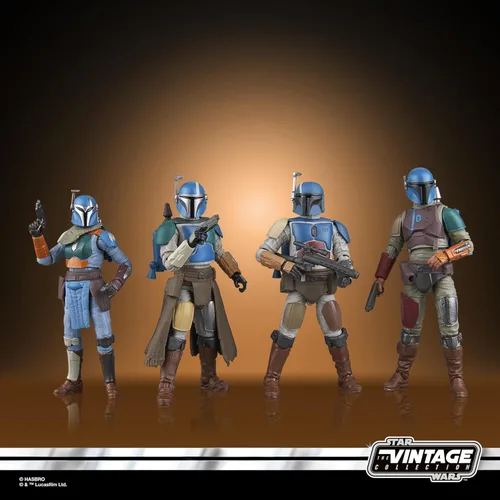 Miniatura 5 de STAR WARS The Vintage Collection Mandalorian Shriek-Hawk, The Mandalorian 3.75 pulgadas coleccionable paquete de 4 (exclusivo de Amazon)