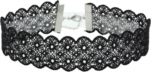 Miniatura 4 de EIGSO 2-30pcs Conjunto de collares de lazo de terciopelo para mujeres, gargantilla ajustable de encaje gótica