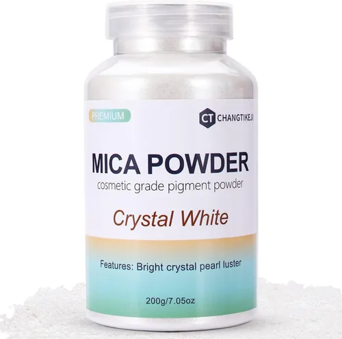 Miniatura 26 de CHANGTIKEJI Polvo de Mica ，100 Colores - 10g/Botella de Pigmento Natural para Resina Epóxica，Brillo de Labios，Sombra de Ojos,Ambientadores
