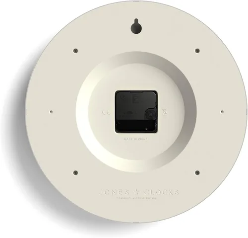 Miniatura 6 de JONES CLOCKS® Betty - Reloj de pared Reloj convexo clásico 12 pulgadas Gris ventisca Elegancia elegante perfecto para la cocina, sala