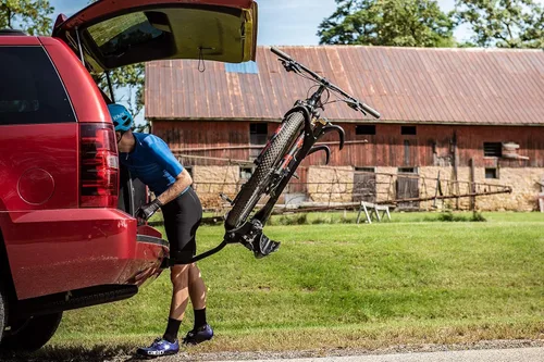 Miniatura 9 de Saris SuperClamp Soporte de enganche – Soporte de bicicleta ligero para automóvil, SUV, camión y RV – Diseño inclinable, contacto de marco cero, se