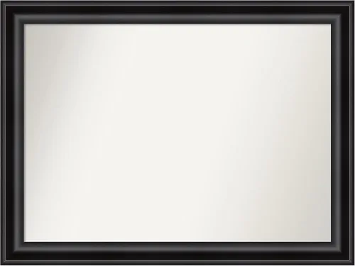 Miniatura 262 de Amanti Art Espejo personalizado, espejo de baño negro puente, espejo de pared o espejo de tocador de baño sobre el fregadero (26 x 26 pulgadas)