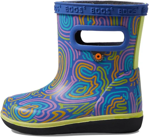Miniatura 4 de BOGS Unisex-Child Kids' Skipper Ii Rain Boot Cloud Geo