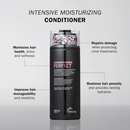 Miniatura 2 de TRUSS Acondicionador perfecto para el cabello para mujeres y hombres, acondicionador de crecimiento capilar que equilibra la porosidad, promueve un