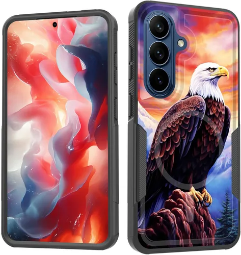 Miniatura 187 de Funda magnética para Galaxy A16 5G, [compatible con MagSafe] [protección contra caídas de grado militar] Funda resistente a prueba de golpes