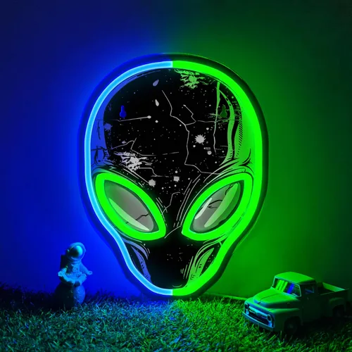 Miniatura 8 de Señal de neón de puesta de sol y amanecer para decoración de pared, señal de luz de neón LED regulable para playa, dormitorio, sala de estar, boda