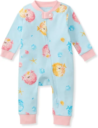 Miniatura 25 de Burt's Bees Baby - Pijama de una pieza para bebé, mameluco para dormir y jugar, algodón 100% orgánico, cremallera frontal