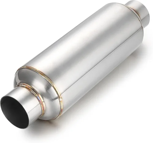 Miniatura 18 de A-KARCK Resonador de Escape de Entrada de 2.0", Resonador de Silenciador Entrada de 2.0" Salida de 2.0" Longitud Total de 14" Acero Inoxidable
