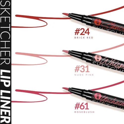 Miniatura 8 de BEPHOLAN Delineador de labios de larga duración, impermeable, 24 horas de duración, delineador de labios líquido de larga duración, delineador