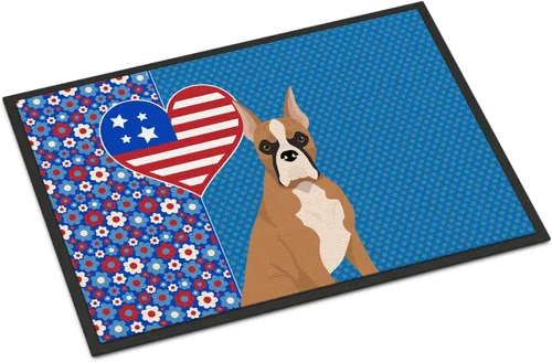 Miniatura 37 de Caroline's Treasures WDK5119JMAT Airedale Terrier USA - Tapete para interiores o exteriores, 24 x 36 pulgadas, tapete para puerta delantera