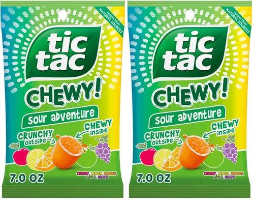Miniatura 16 de TIC TAC CHEWY! Fruit Adventure Candy, caramelo masticable afrutado, 7 onzas (el embalaje puede variar)