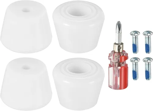 Miniatura 7 de PATIKIL Topes de punta para patines con destornillador 82A Bloque de tapones de freno de goma, para patines de ruedas de repuesto