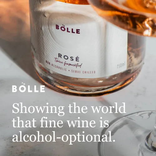 Miniatura 4 de BO°LLE Rosé <0.5% Vino Espumoso Sin Alcohol - Bajo en Calorías, Vegano, Sin Gluten - 750ml (26.4 fl oz)