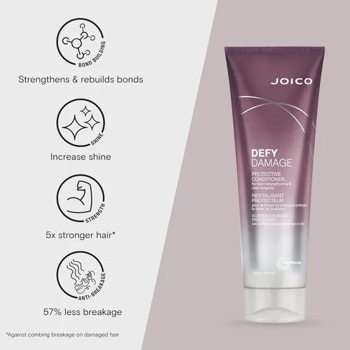Miniatura 4 de Joico Champú y acondicionador protector Defy Damage Para cabello teñido Fortalece los lazos y conserva el color del cabello Con aceite